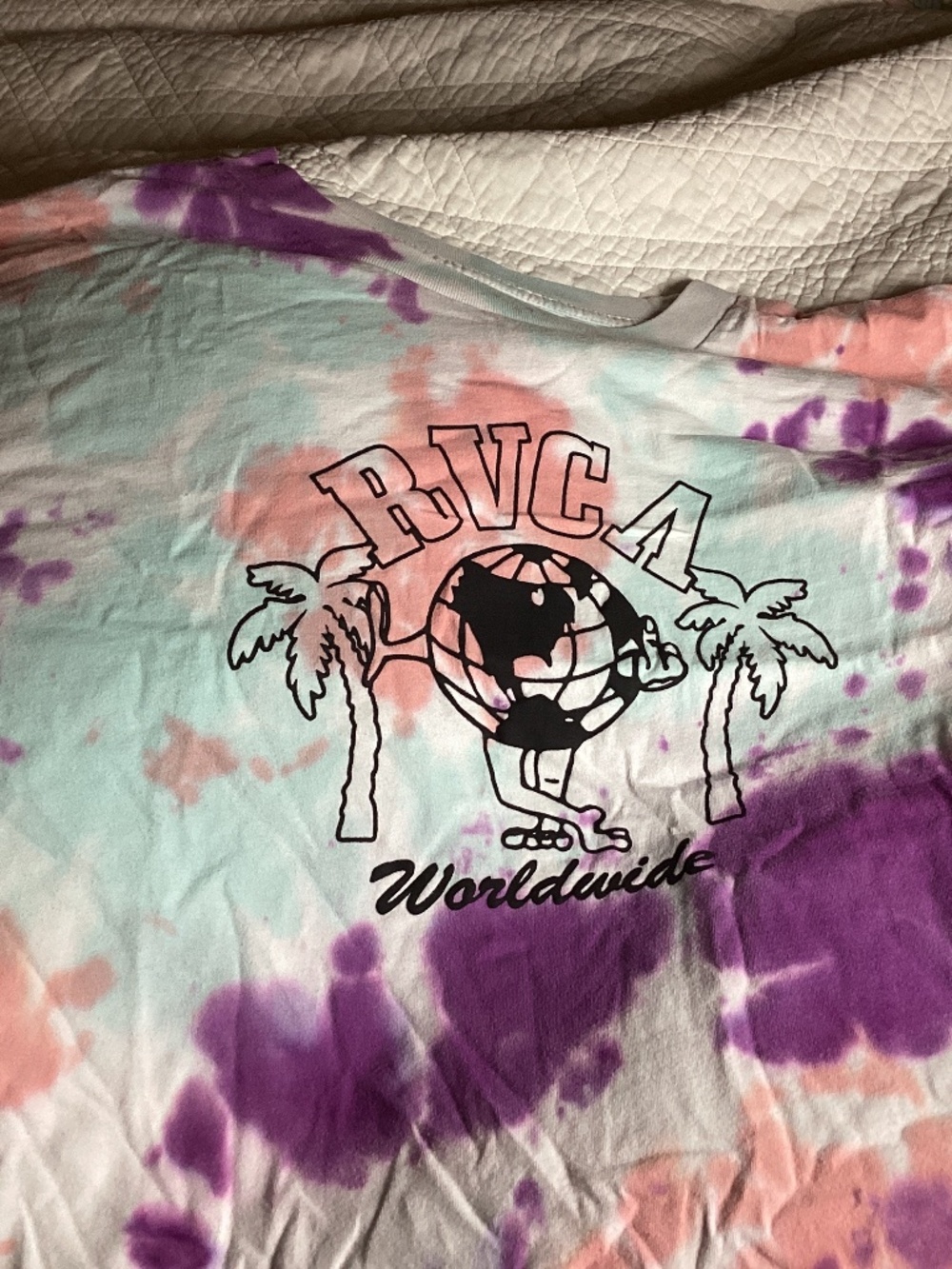RVCA tie-dye t-shirt